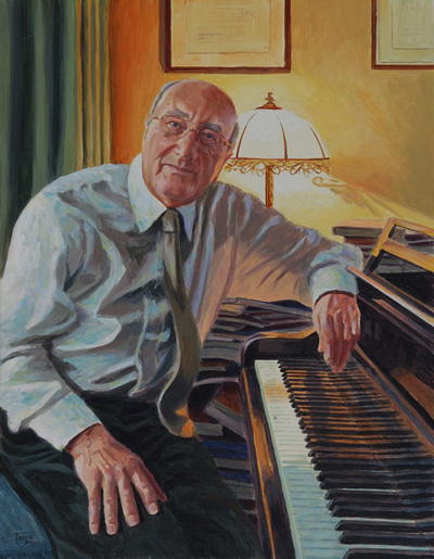 Simon's father Portrait by Simon Taylor